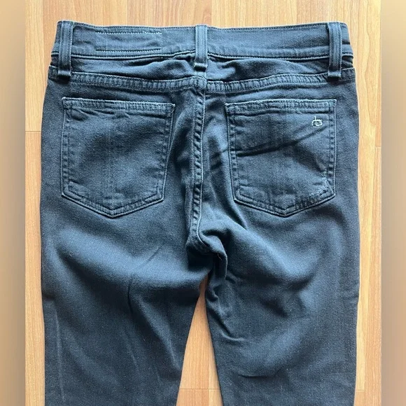 Rag & Bone Jean Size 25 Soft Rock Distressed Skinny Jeans Made in USA - Picture 7 of 11